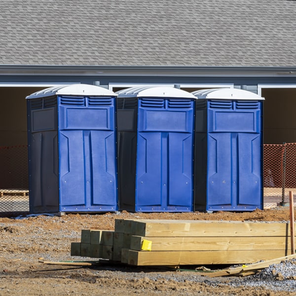 how do you ensure the portable restrooms are secure and safe from vandalism during an event in Beresford South Dakota